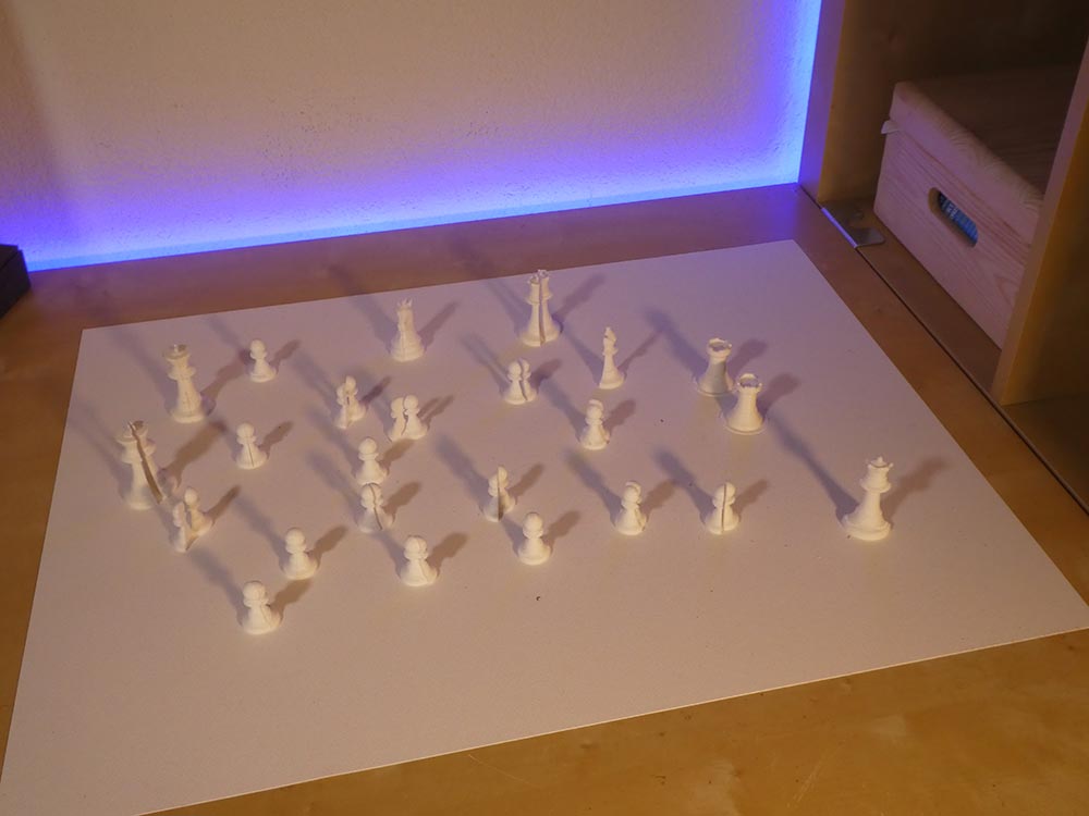 Enssemble de pièces d'échecs